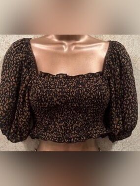 Baevely Ribbed Crop Top (S)